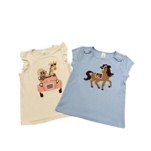 Gymboree Girl's Shirts - Safari Tank & Pony T-shirt - Size 10 - Excellent!